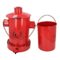 thumbnail image 2 of Basurero Vintage Pequeño, 12.6x12x15.75in Hidrante de Bomberos Forma Retro Estilo Industrial Basurero de Metal Cubo de Basura de Interior Y Exterior Para Mascotas con Cubo y Tapa, 2 of 7