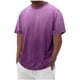 thumbnail image 1 of Camisa Elvqul Hombre Playa Algodón Morado con Estampado Degradado Manga Corta Cuello Redondo, 1 of 4