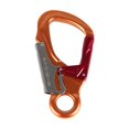 thumbnail image 4 of Bloqueo automático Catabinador doble Hook Snap Hook Keychain Spring Snap Hook 35kn para atacar la escalada Swing Rock Climbing, 4 of 8
