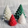 thumbnail image 5 of Molde de vela de decoración navideña 3D para bricolaje, molde de silicona de yeso de resina con forma de copo de nieve, alce, árbol, molde artesanal para decoración del hogar, 5 of 5