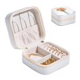 thumbnail image 2 of Mother's Day Jewelry Box Organizer with Imitation Metal Nylon Zipper - Rings, Earrings, Bracelets Storage Case, 2 of 6