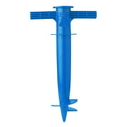 CALIDAKA Easy Setup Heavy Duty Pole Holder Umbrella Base Sand Auger Screw Outdoor
