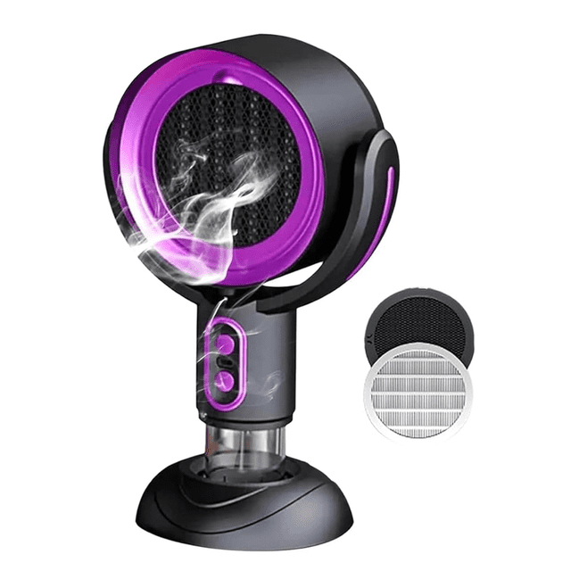 Purifier Fan, Removable and Washable Filter Portable Smokeaway Fan for Smoke, Smoke Away Purifier Fan,Black &