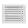 thumbnail image 1 of Cubierta de ventilación de aluminio Uxcell de 10 x 8 pulgadas, cubierta de rejilla de aire, cubierta de ventilación HVAC con lamas, tono plateado, 1 of 7