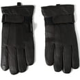 thumbnail image 6 of Alpine Swiss Mens Gloves Dressy Genuine Leather Warm Thermal Lined Wrist Strap, 6 of 7