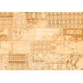 thumbnail image 1 of Ahgly Company Indoor Rectangle Patchwork Orange Transitional Area Rugs, 5' x 7', 1 of 1