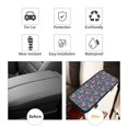 thumbnail image 4 of Bingfone Car Four-Season Universal Armrest Box Mat,Car Armrest Seat Cover Soft Leather Waterproof Armrest Cover Center Console Mat-Gnome Love USA, 4 of 7