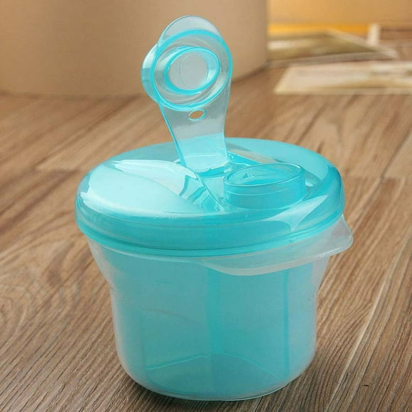 Three rotary powder box Multi-purpose milk powder Baby powder compact portable meters