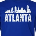 thumbnail image 4 of Inktastic Atlanta Skyline Grunge Long Sleeve Youth T-Shirt, 4 of 5