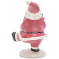 thumbnail image 4 of Transpac Paper 8 in. Red Christmas Pulp Glitter Santa Figurine, 4 of 5