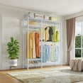 thumbnail image 3 of VIPEK V2S Garment Rack 4 Tiers Heavy Duty Clothes Rack Max Load 700LBS, White, 3 of 10