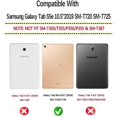 thumbnail image 2 of Funda para Galaxy Tab S5e 10.5 2019, SM-T720, funda tipo billetera con función atril de piel sintética, función de reposo/activación automática, 2 of 5
