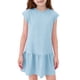 thumbnail image 1 of Niña Vestido de Primavera Estiramiento Suave Cómodo Casual Vestidos Sueltos para 5-14 Años Vestido de Verano de Manga Corta, 1 of 8
