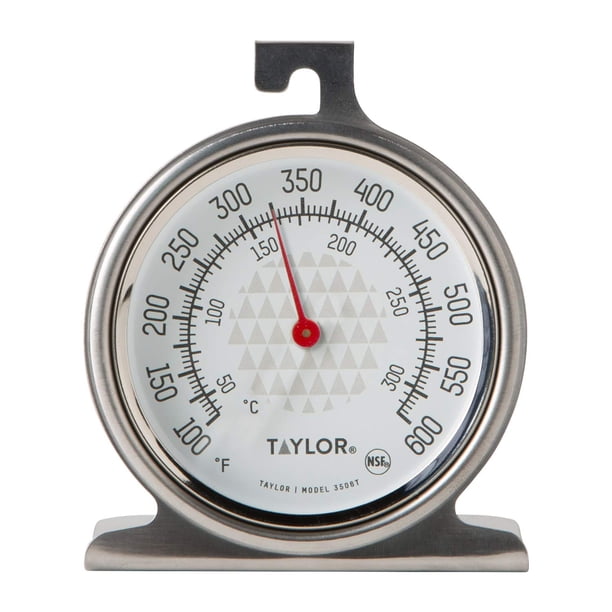 Termómetro de horno Taylor, analógico, con esfera grande de 6,35 cm, para cocina