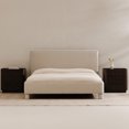 thumbnail image 6 of Moe's Home Collection Ichigo Fabric King Bed in Light Gray, 6 of 7