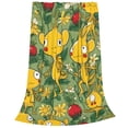 thumbnail image 6 of Lsque Pikmin Pattern Fuzzy Fleece Throw Blanket Extra Large,Super Soft,Fluffy and Warm Blankets for Couch,Bed,All Season Use (60"x50"), 6 of 7