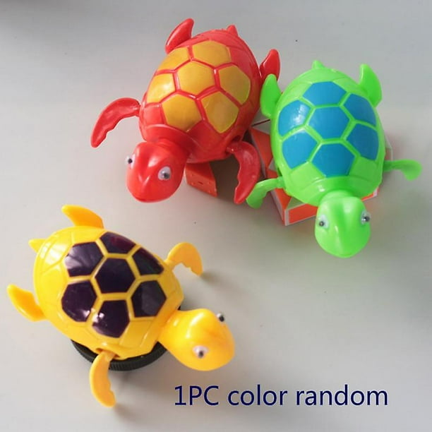 Baby Bath Toy Clockwork Dabbling Playing Water Turtle Cute Little Animal Wind Up Toys Children