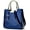 Blue, variant on Glossy Patent Leather Women Handbag Shiny Shoulder Bag Evening Purse Style Top-Handle Bag Crossbody Satchel Party