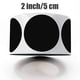 thumbnail image 3 of 120 uds/rollo de etiquetas adhesivas de pizarra redondas de pvc negro, 3 of 8