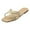 Gold, variant on YOUSNH Women's Fashionable and Versatile Flat Sandals with A on Women Slippers Shoes Woman 2024 Trend White 8.5