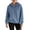 Blue, variant on Hoodies for Women Plus Size Double Fleece Fluffy Casual Pullover Drawstring Winter Warm Hooded Sweatshirt Outerwear Dark Gray S