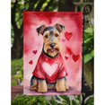 thumbnail image 3 of Welsh Terrier My Valentine Garden Flag 11.25 in x 15.5 in, 3 of 5
