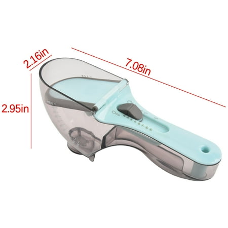 

Krqap Kitchen Grams Measuring Spoon Plastic Graduated Tool