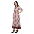 thumbnail image 2 of Moomaya Robe Kurta Imprimée Tenue d'Été Kurti pour Dames Tunique Longue Hauts pour Femmes, 2 of 5