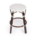 thumbnail image 2 of Butler Tobias Brown & White Rattan Counter Stool, 2 of 5