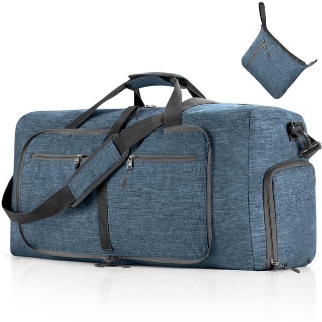 Bolsa de viaje Vomgomfom 85 L con compartimento para zapatos, color azul
