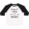 thumbnail image 3 of Inktastic Oma and Opa's Favorite- Heart Grandchild Boys or Girls Toddler T-Shirt, 3 of 5