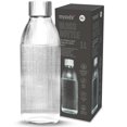 thumbnail image 1 of Mysoda Glass Carbonating Bottle 1L Silver - Compatible Only With Mysoda Glassy Sparkling Water Maker - Quick-Lock Reusable Bottle - Lid and Base Made of Aluminium - BPA Free, 1 of 5