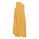 thumbnail image 4 of Vestido largo boho de un solo hombro para mujer - Color liso, fluido - Informal/playa/vacaciones - Mezcla de poliéster y spandex, 4 of 6