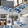 thumbnail image 2 of Blue White Tie Dye Mandala Pattern Kitchen Rug Mat,Kitchen Runner Rugs Non Skid Washable,Decorative Kitchen Floor Mats for Kitchen,Sink,Laundry,17"X47", 2 of 5