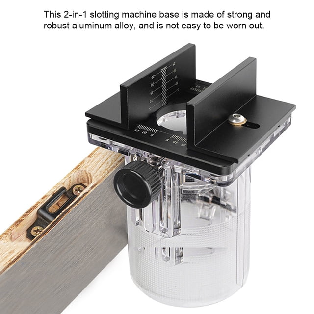 65mm Trimming Machine Locating Base locator base makes you Household DIY Milling Slotting Locator Wood Router Bracket Portable Hand Tool Accessories