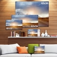 thumbnail image 3 of Straight Road under Blue Sky - Large Landscape Canvas Art, 3 of 4