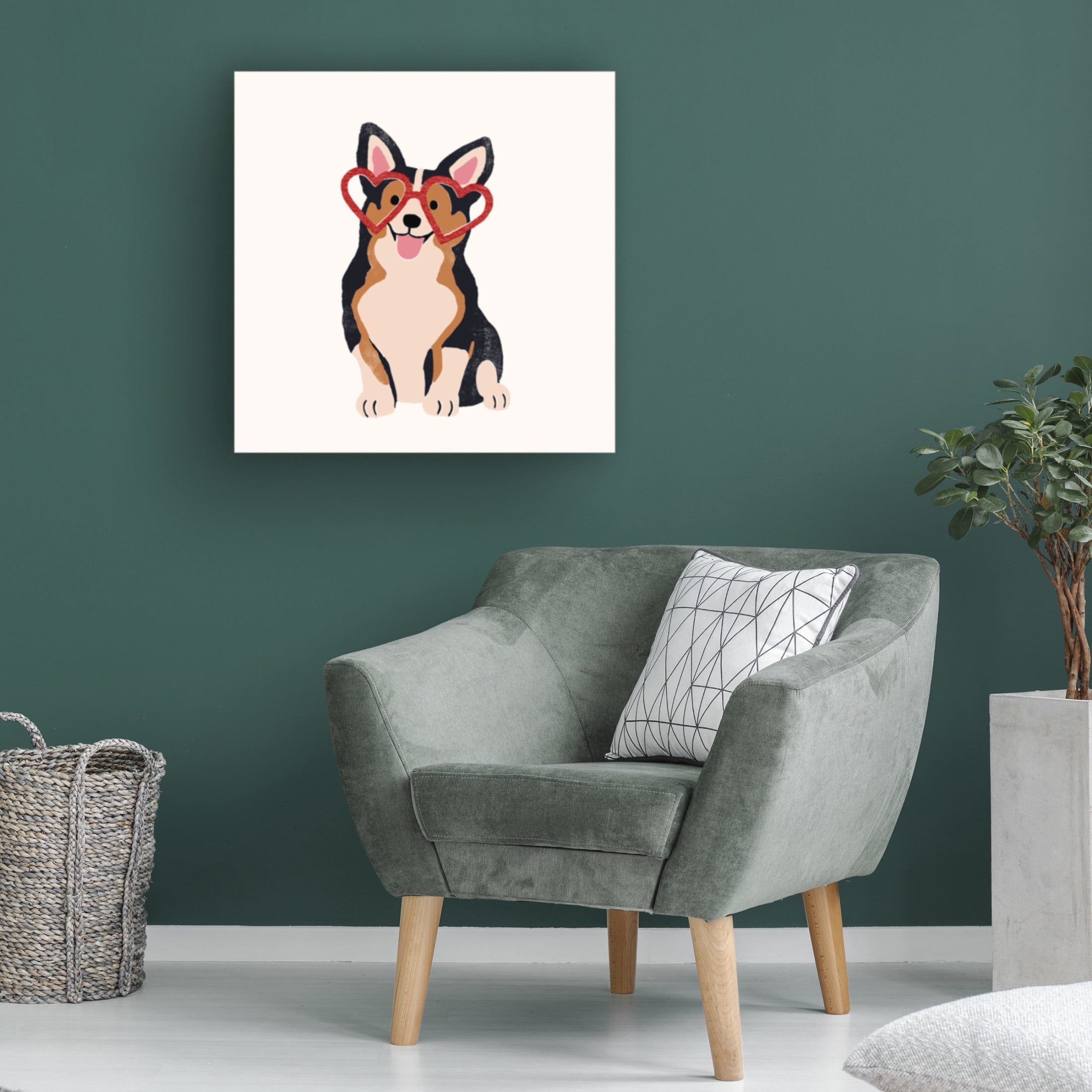 Trademark Fine Art Victoria Barnes  Little Legs Big Heart III Canvas Wall Art