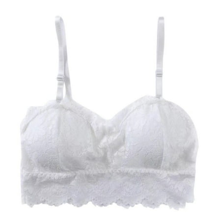 

Zonghan Solid Lace Embroidery Bras Women Floral Sexy Hollow Out Underwear Seamless Lingerie Removable Padded Brassiere Bra Top Lace Top