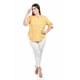 thumbnail image 4 of Blusa estampado margaritas Roman Fashion /Tallas Extras, 5108 (Amarillo) amarillo 34, 4 of 5