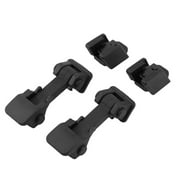 Hot Sale NEW 2PCS Hood Catch Bracket Pair Latch 1997-2006 For Jeep For Wrangler Hood Latch Catch Release Kit Hood Lock Catch(Black)