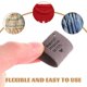 thumbnail image 3 of 50Pcs PU Leather Tags Handmade Embossed Tag Faux Leather Sew on Labels Embellishment Crochet Knitting Labels, 3 of 4