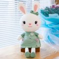 thumbnail image 1 of 40-115cm Creative Cute Sweet Rabbit Plush Toy / Small Daisy Skirt Bow Rabbit Pillow / Children Doll / Girl Birthday Giftgreen40cm Deng Xun unisex, 1 of 2