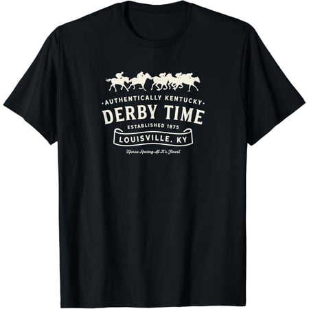 vintage, Time, Louisville, Kentucky, horse racing T-Shirt Vintage Tee -Birthday Gifts