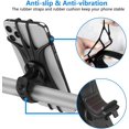 thumbnail image 4 of 2 Piezas Soporte para Teléfono de Bicicleta, Soporte Universal de Silicona para Manillar de Bicicleta con Rotación de 360° Compatible con Teléfonos Inteligentes de 4.0-6.5 Pulgadas para Bicicleta y Mo, 4 of 5