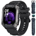 thumbnail image 1 of Smartwatch LIGE Smartwatch Bluetooth Relojes 5ATM Impermeable negro 2 Reloj inteligente, 1 of 5
