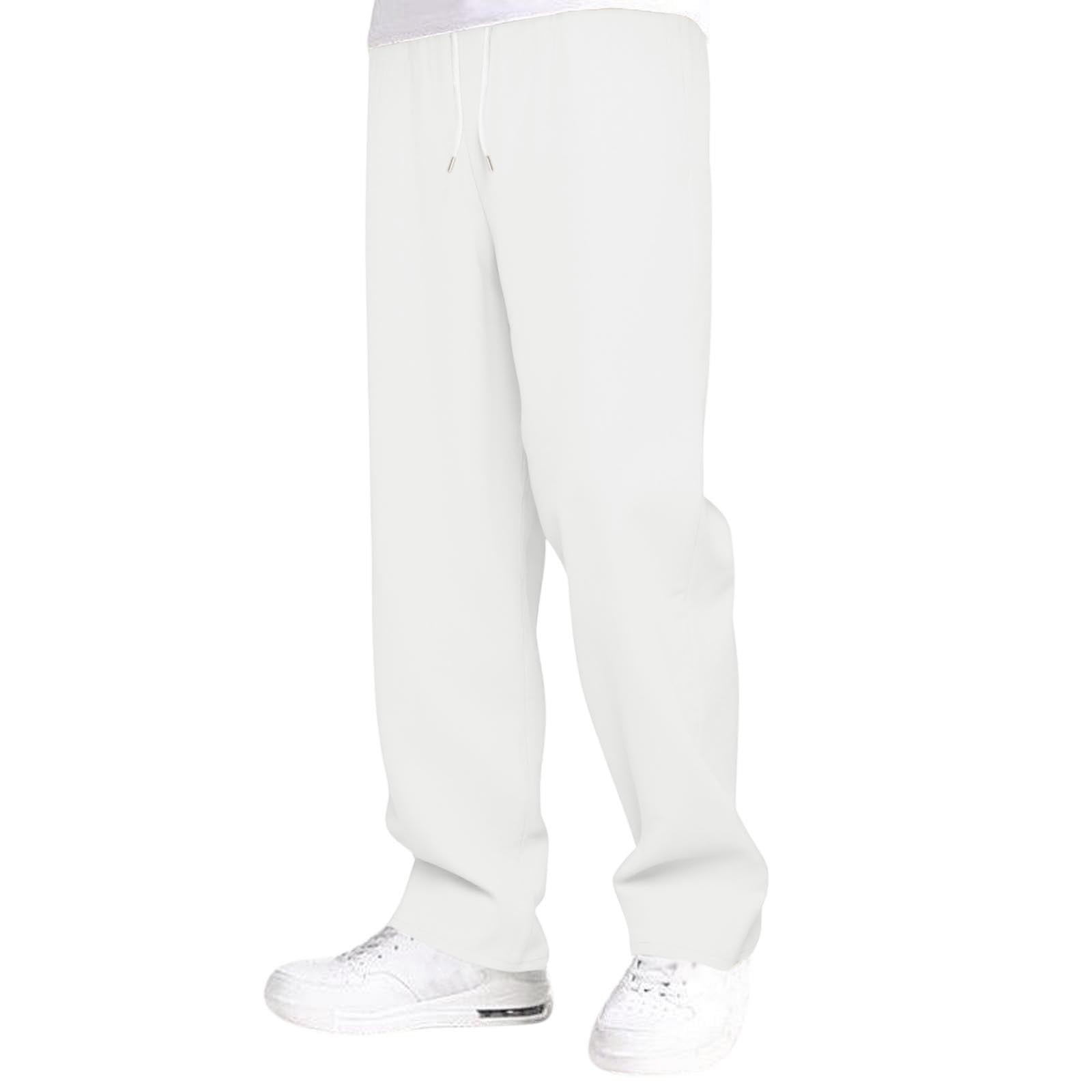 Pantalon De Survêtement Ample à Jambe Large Pour Homme Avec Ceinture En Polaire - Pantalon De Jogging