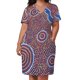 thumbnail image 3 of Vestido de bolsillo suelto con arte aborigen australiano, vestidos de mujer elegantes y bonitos. Ropa., 3 of 7