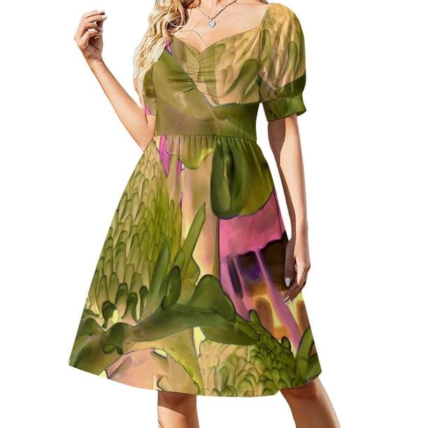 Vestido de manga corta Torch Ginger Vestidos para vestidos de fiesta de boda vestidos de mujer verano 2025 Vestido