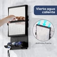 thumbnail image 2 of RAMSPIT Espejo regadera antiempa&ntilde;ante con Aumento de 1X y 3X, Espejo para Ducha con un Soporte de Afeitar extra&iacute;ble, Anti&oacute;xido, Espejo antiempa&ntilde;ante para re, 2 of 7