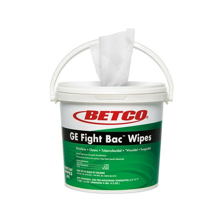 Betco GE Fight Bac Disinfecting Wipes 500 Wipes/Container 392 Pack (392F100)